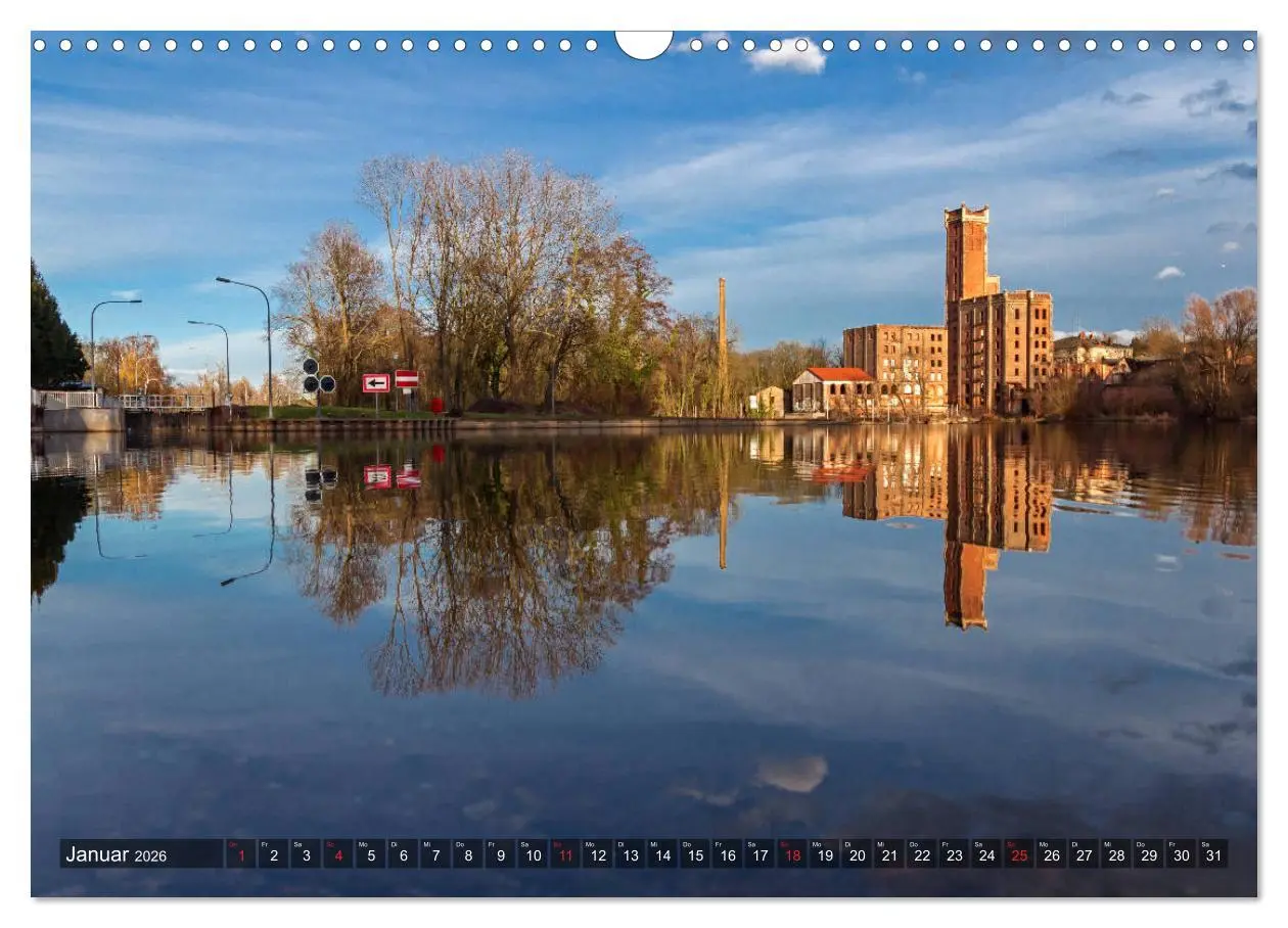 Bild: 9783457792094 | Unterwegs in Halle (Wandkalender 2026 DIN A3 quer), CALVENDO...