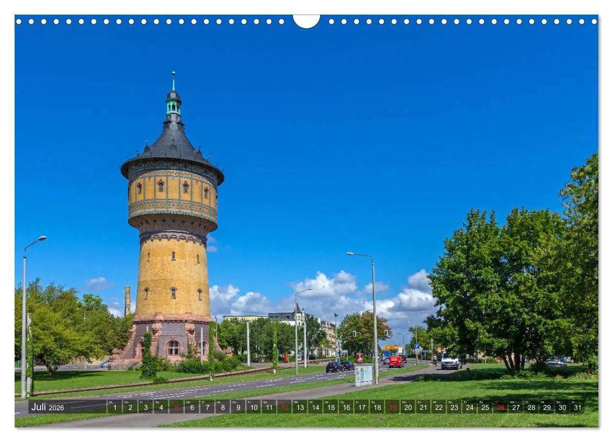 Bild: 9783457792094 | Unterwegs in Halle (Wandkalender 2026 DIN A3 quer), CALVENDO...