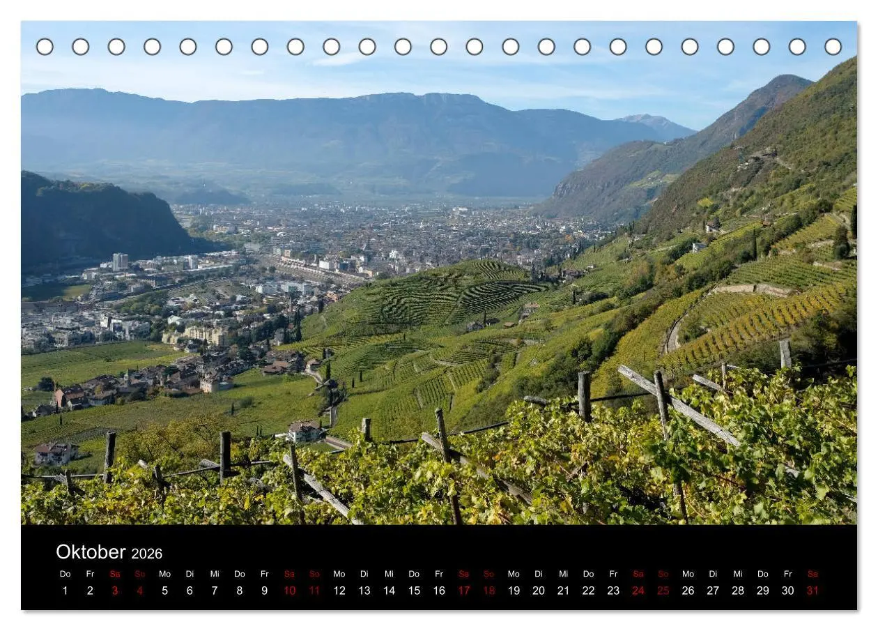 Bild: 9783457862094 | Bozen 2026 (Tischkalender 2026 DIN A5 quer), CALVENDO Monatskalender