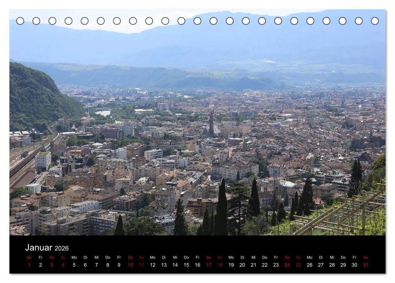 Bild: 9783457862094 | Bozen 2026 (Tischkalender 2026 DIN A5 quer), CALVENDO Monatskalender