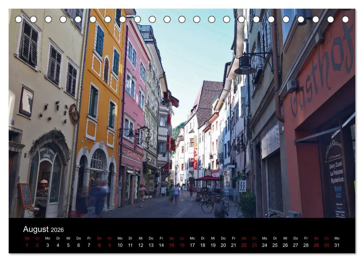 Bild: 9783457862094 | Bozen 2026 (Tischkalender 2026 DIN A5 quer), CALVENDO Monatskalender