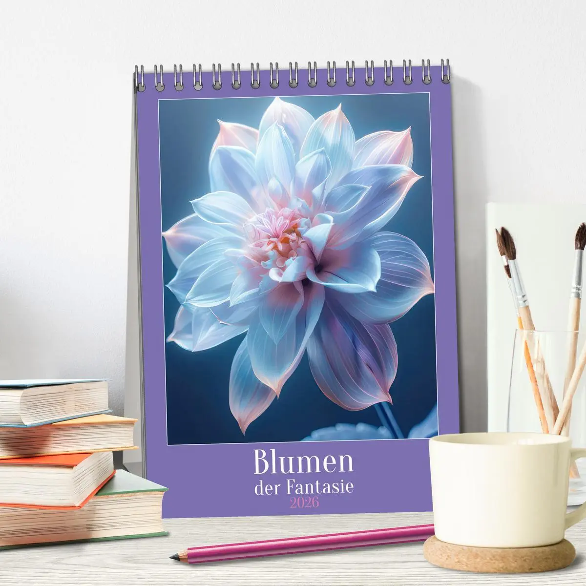 Bild: 9783516262094 | Blumen der Fantasie (Tischkalender 2026 DIN A5 hoch), CALVENDO...