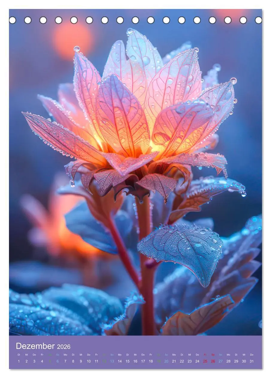 Bild: 9783516262094 | Blumen der Fantasie (Tischkalender 2026 DIN A5 hoch), CALVENDO...
