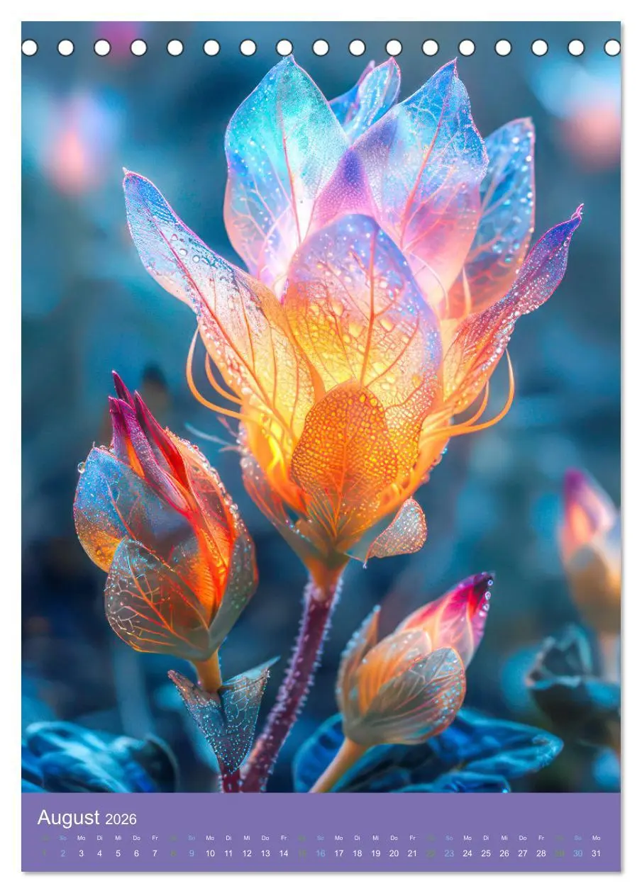 Bild: 9783516262094 | Blumen der Fantasie (Tischkalender 2026 DIN A5 hoch), CALVENDO...