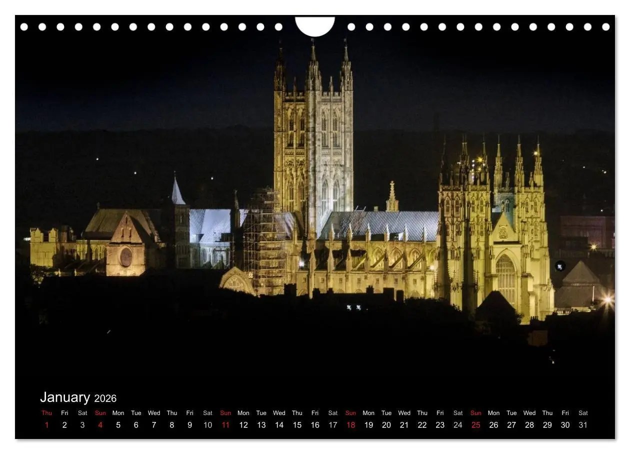 Bild: 9783516572094 | Anglican Cathedrals (Wall Calendar 2026 DIN A4 landscape), CALVENDO...