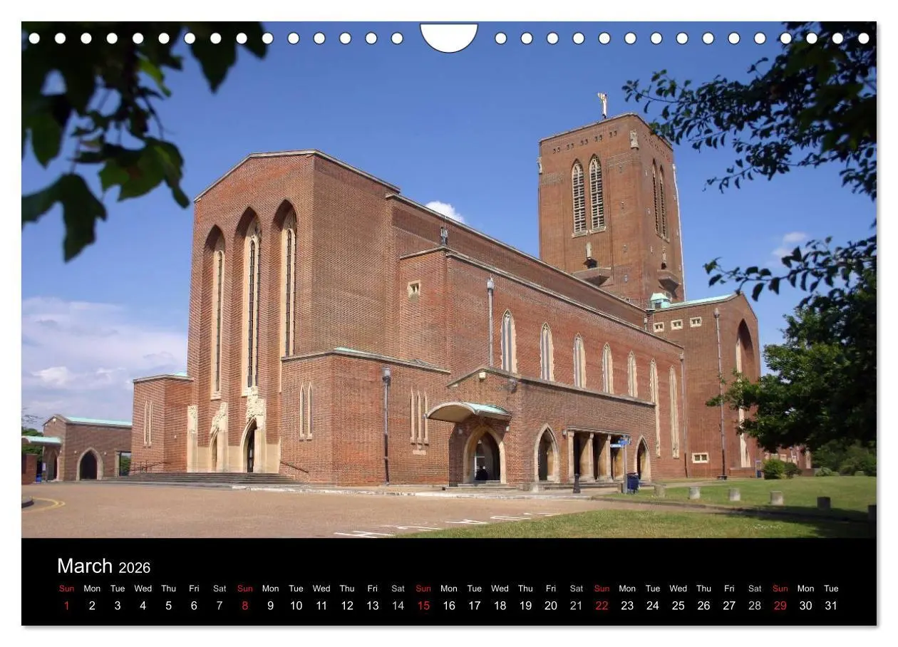 Bild: 9783516572094 | Anglican Cathedrals (Wall Calendar 2026 DIN A4 landscape), CALVENDO...