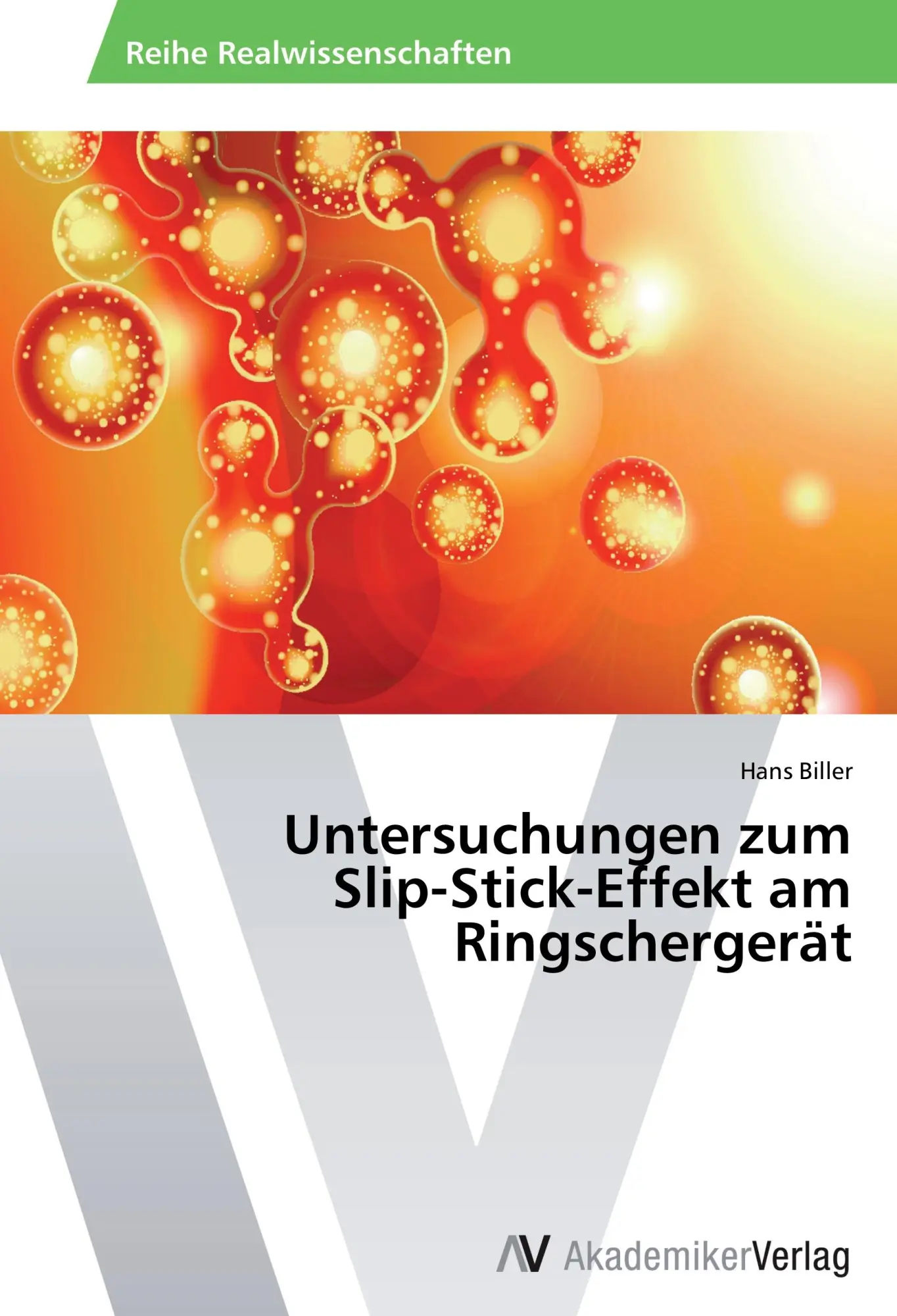 Cover: 9783639642094 | Untersuchungen zum Slip-Stick-Effekt am Ringschergerät | Hans Biller