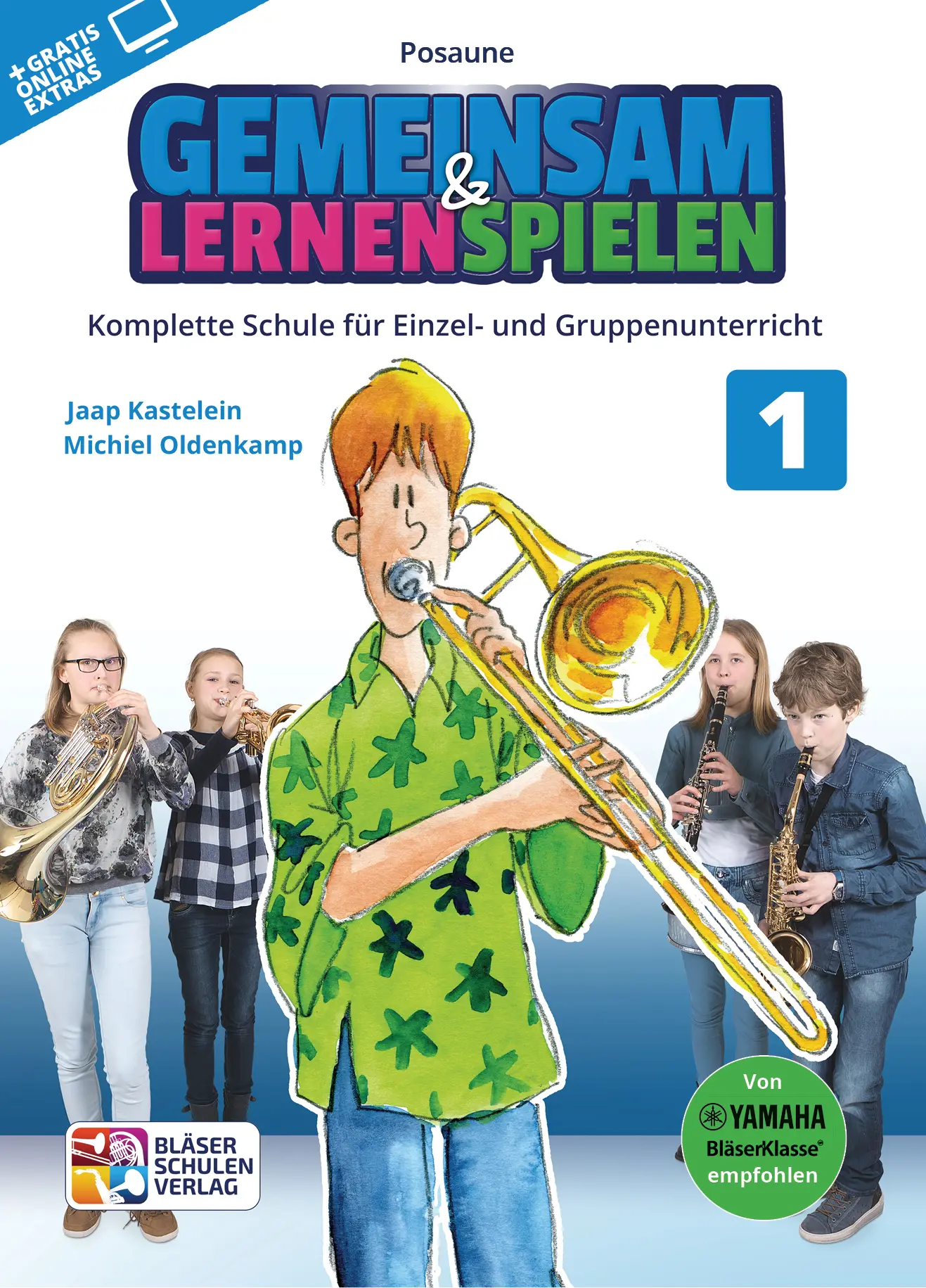 Cover: 9790700382094 | Gemeinsam Lernen &amp; Spielen 1 Posaune | Michiel Oldenkamp | 2016
