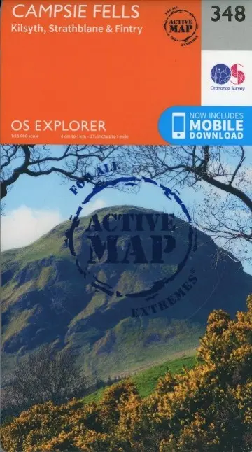 Cover: 9780319472194 | Campsie Fells | Ordnance Survey | (Land-)Karte | Karte/Landkarte