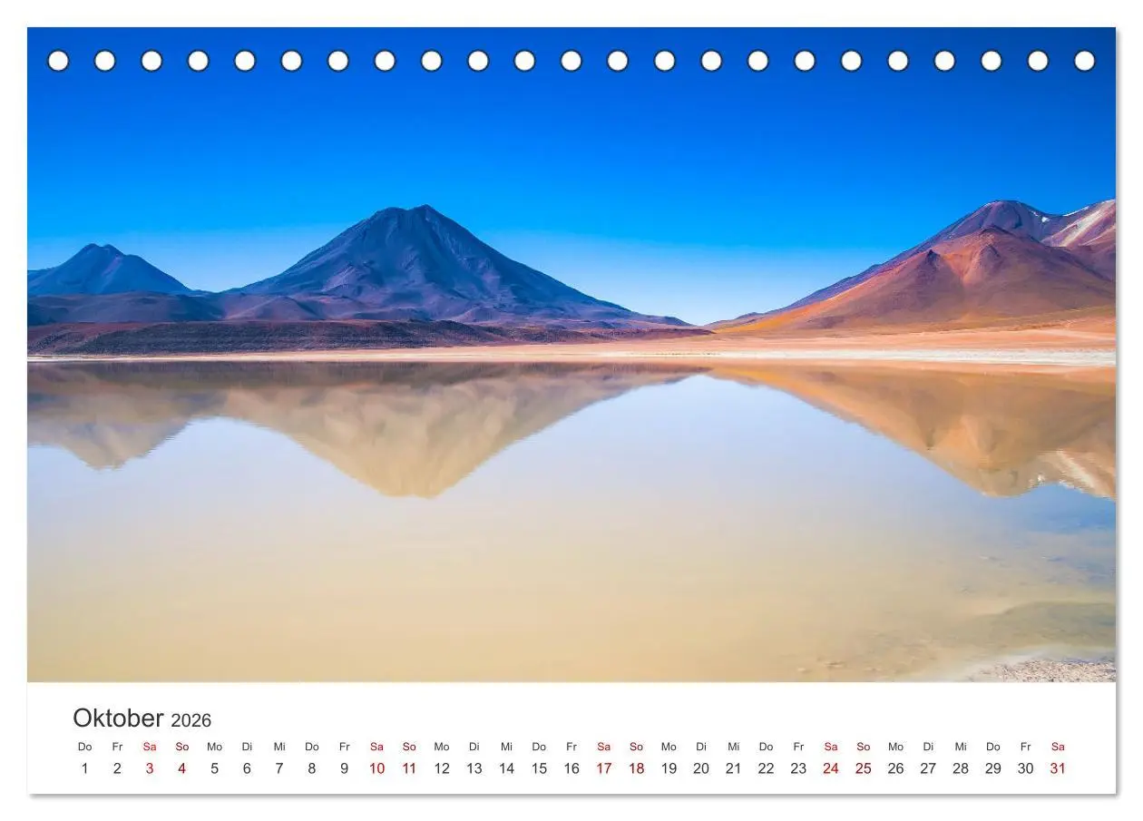 Bild: 9783457612194 | Chile - Das langgestreckte Land. (Tischkalender 2026 DIN A5 quer),...