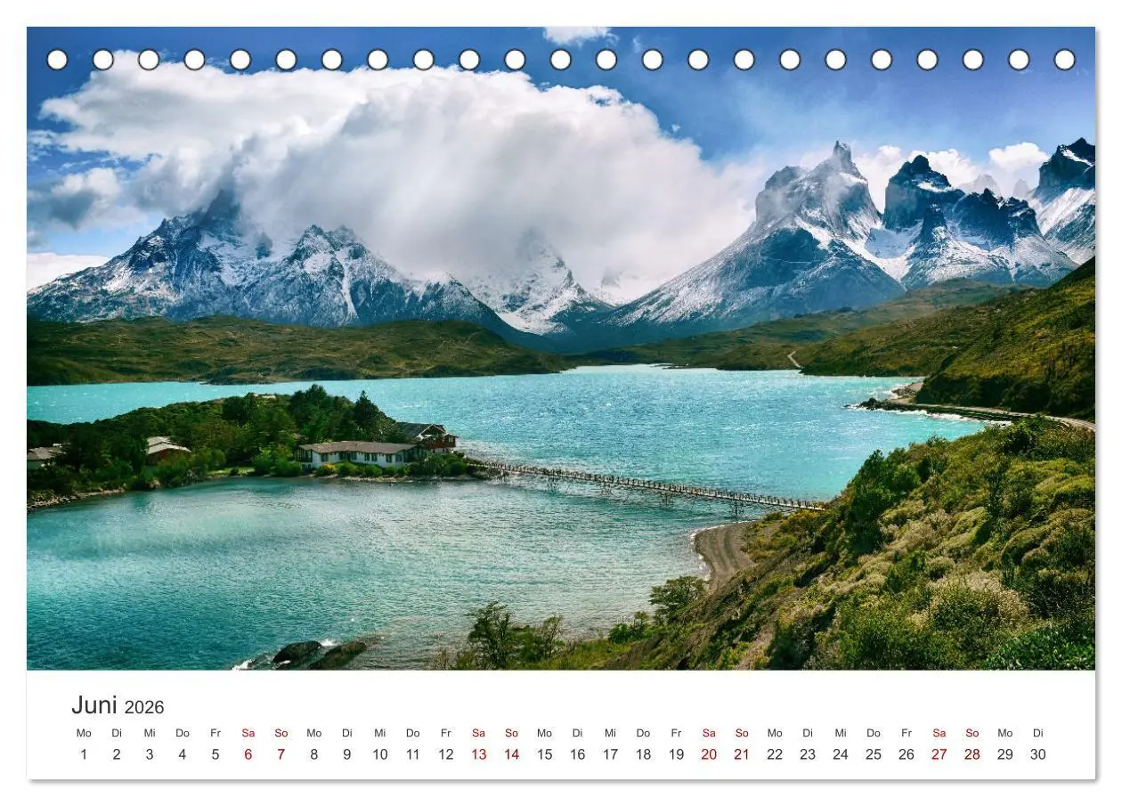 Bild: 9783457612194 | Chile - Das langgestreckte Land. (Tischkalender 2026 DIN A5 quer),...
