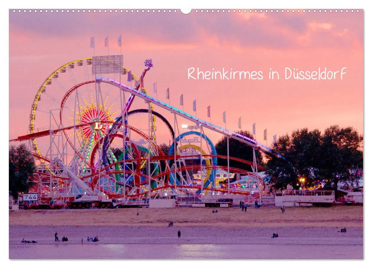 Cover: 9783457782194 | Rheinkirmes in Düsseldorf (Wandkalender 2026 DIN A2 quer), CALVENDO...