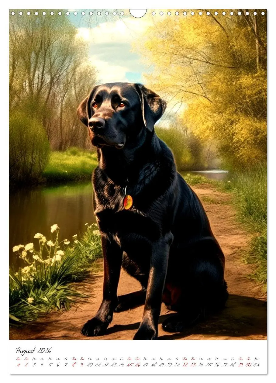 Bild: 9783516322194 | Der Labrador (Wandkalender 2026 DIN A3 hoch), CALVENDO Monatskalender