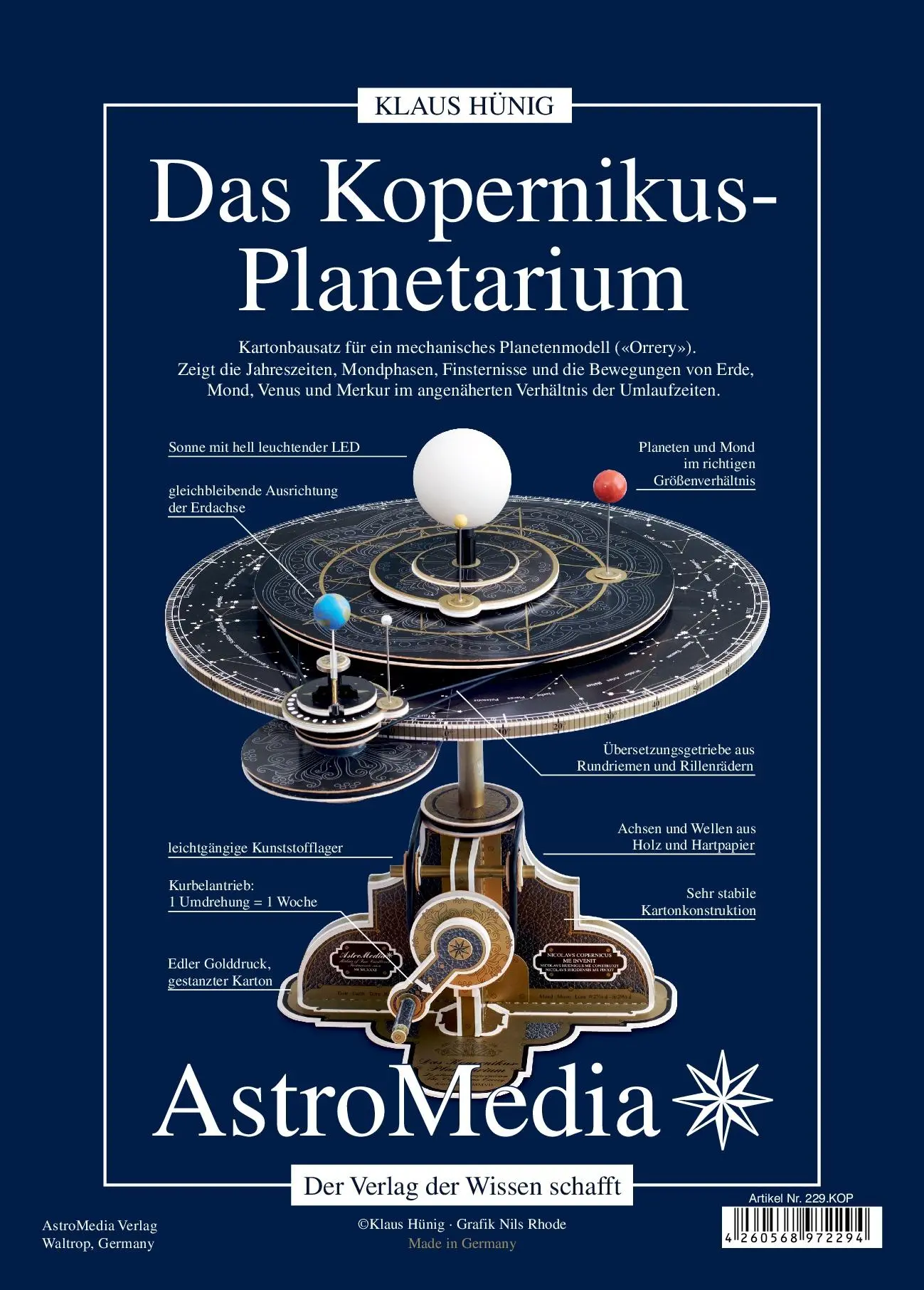 Cover: 4260568972294 | Das Kopernikus-Planetarium | Klaus Hünig | Deutsch | 2019