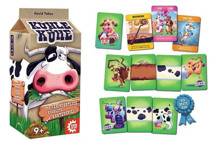Bild: 7640142762294 | Kuhle Kühe | Game Factory | Spiel | 90 Karten | 646229 | Deutsch