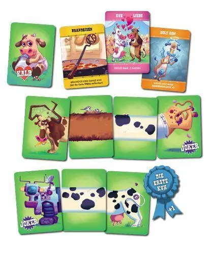 Bild: 7640142762294 | Kuhle Kühe | Game Factory | Spiel | 90 Karten | 646229 | Deutsch