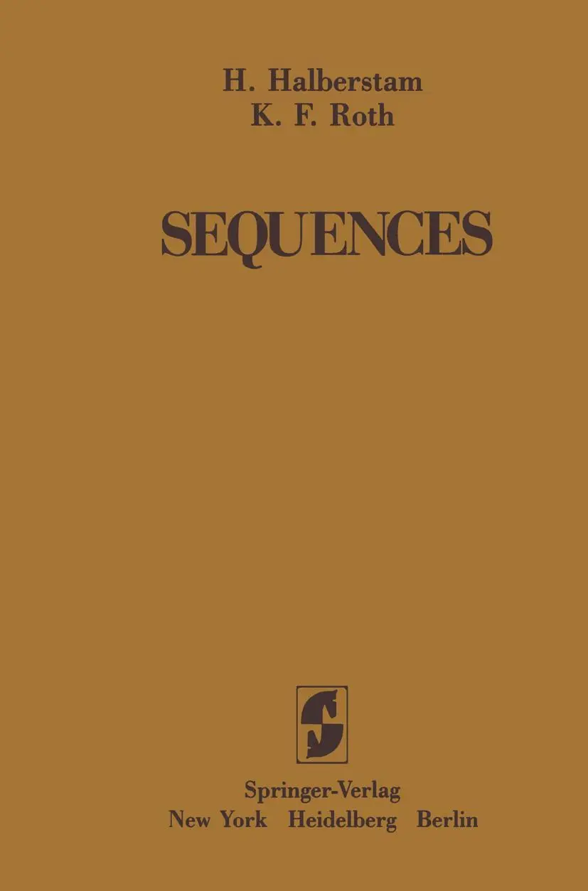 Cover: 9781461382294 | Sequences | H. Halberstam (u. a.) | Taschenbuch | 293 S. | Englisch