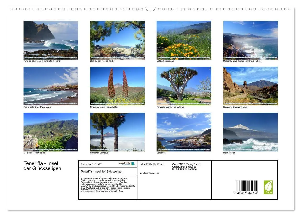Bild: 9783457462294 | Teneriffa - Insel der Glückseligen (hochwertiger Premium...