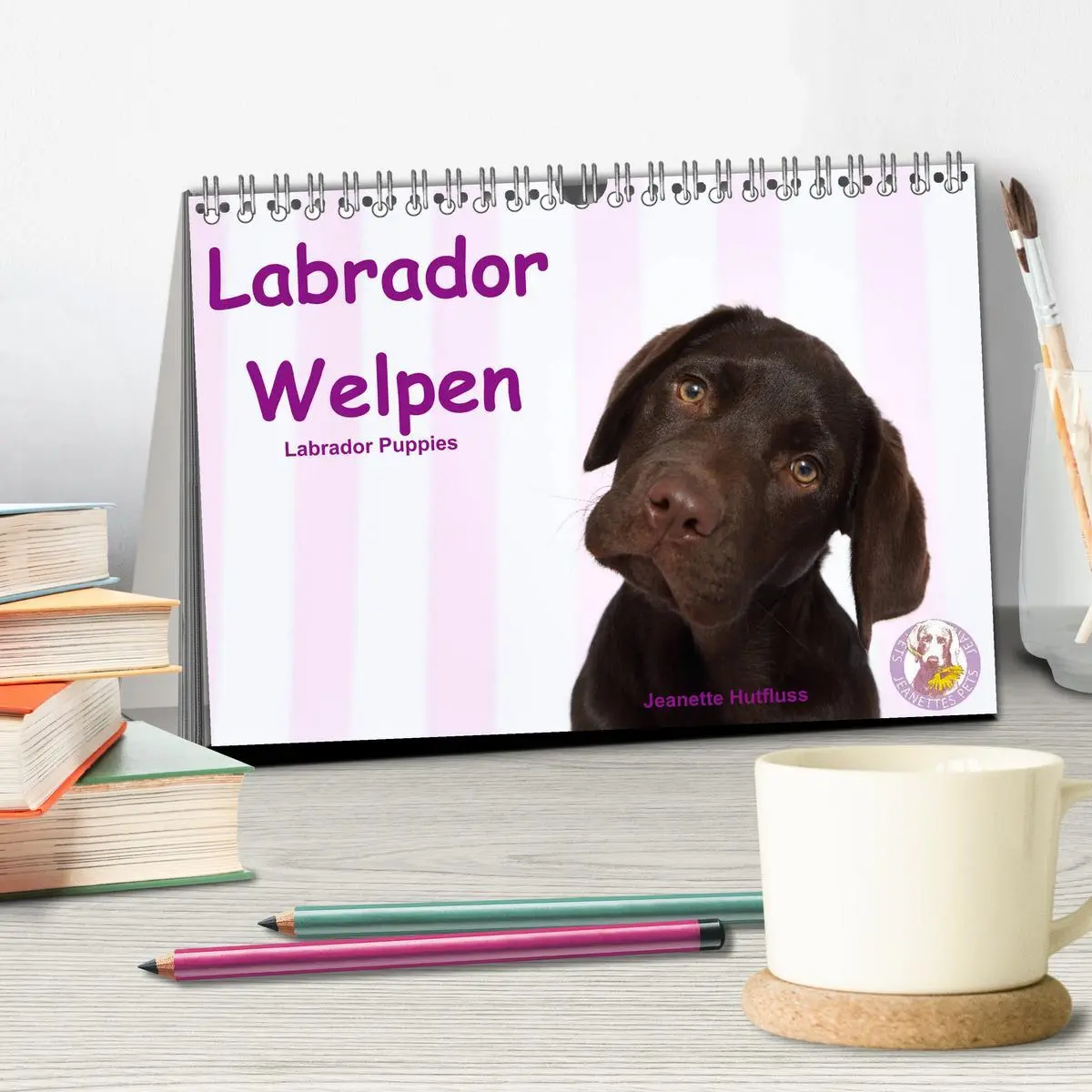 Bild: 9783457772294 | Labrador Welpen - Labrador Puppies (Tischkalender 2026 DIN A5...