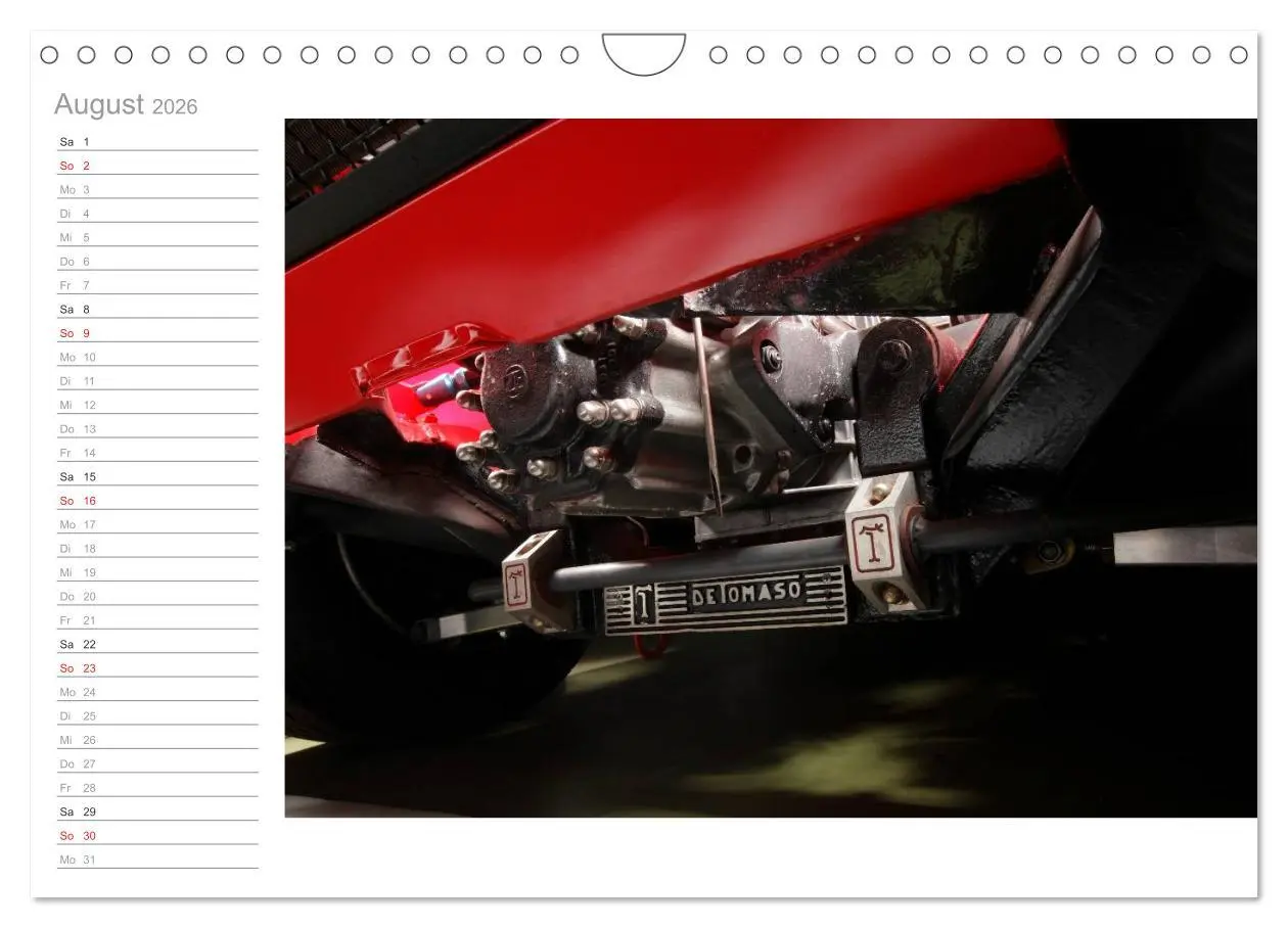 Bild: 9783516002294 | De Tomaso Pantera (Wandkalender 2026 DIN A4 quer), CALVENDO...