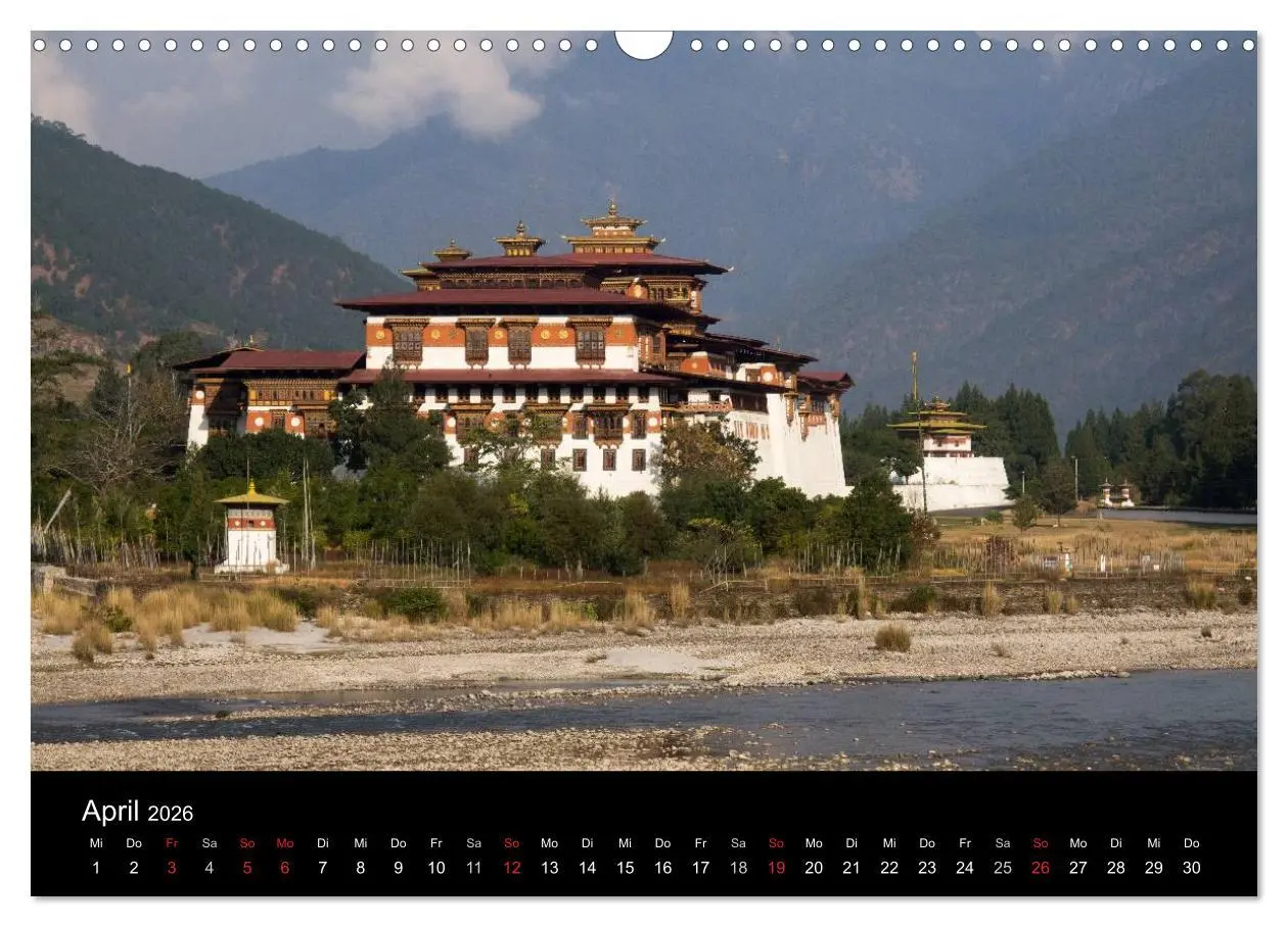 Bild: 9783516172294 | Bhutan 2026 - Land des Donnerdrachens (Wandkalender 2026 DIN A3...