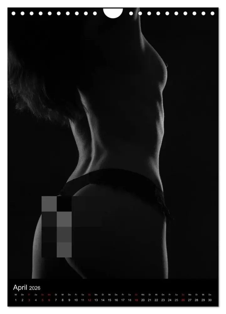 Bild: 9783516482294 | Erotische Silhouetten / CH-Version (Wandkalender 2026 DIN A4 hoch),...