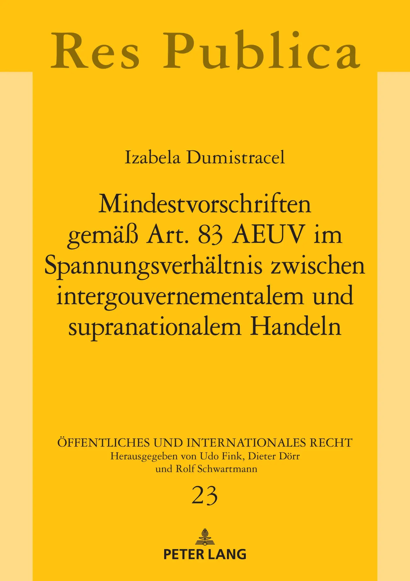 Cover: 9783631912294 | Mindestvorschriften gemäß Art. 83 AEUV im Spannungsverhältnis...