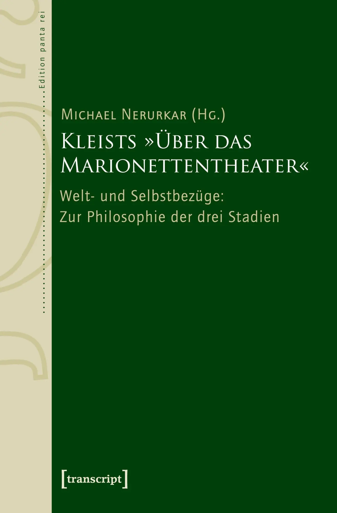 Cover: 9783837622294 | Kleists 'Über das Marionettentheater' | Michael Nerurkar | Taschenbuch