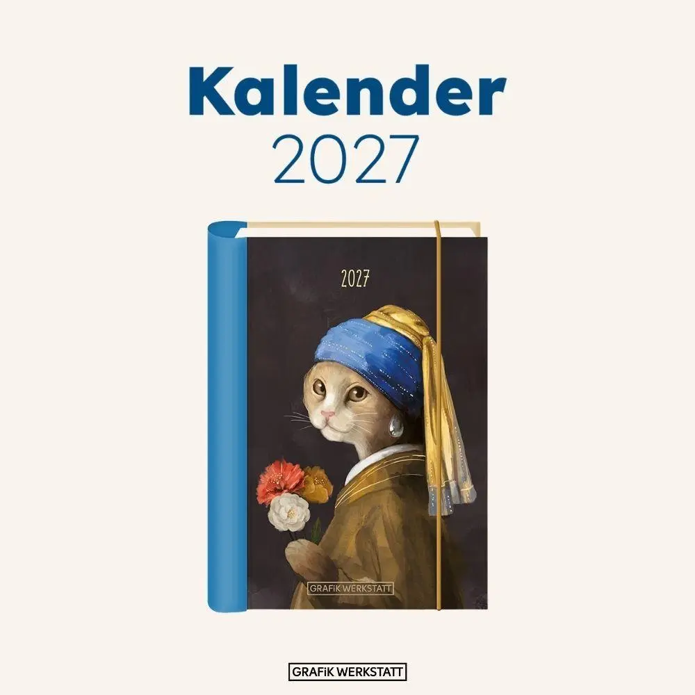Bild: 9783986362294 | Terminplaner 2027 Tierisch kunstvoll | Terminplaner Hardcover | Buch