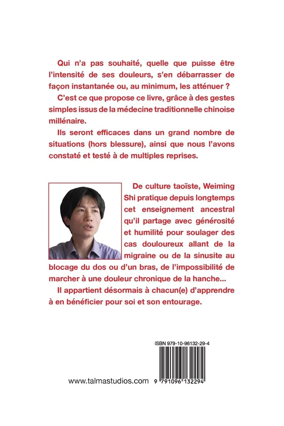 Rückseite: 9791096132294 | SE DEBARRASSER DE SES DOULEURS | Les gestes simples de la méthode Tao