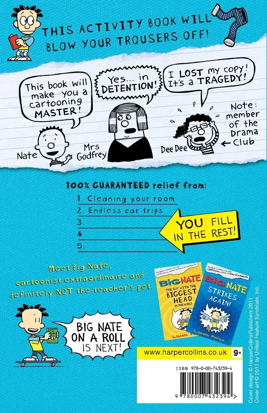 Rückseite: 9780007432394 | Big Nate Boredom Buster 1 | Lincoln Peirce | Taschenbuch | Englisch