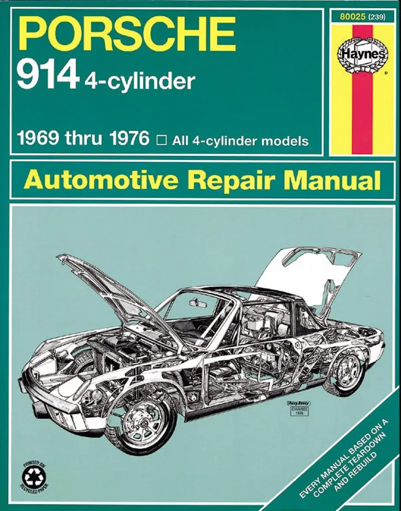 Cover: 9780856962394 | Porsche 914 4-Cylinder 1969-76 | J H Haynes | Taschenbuch | Englisch
