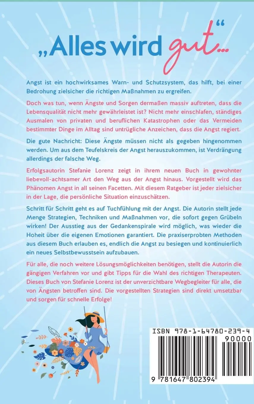 Rückseite: 9781647802394 | Angst loswerden | Stefanie Lorenz | Buch | HC gerader Rücken kaschiert