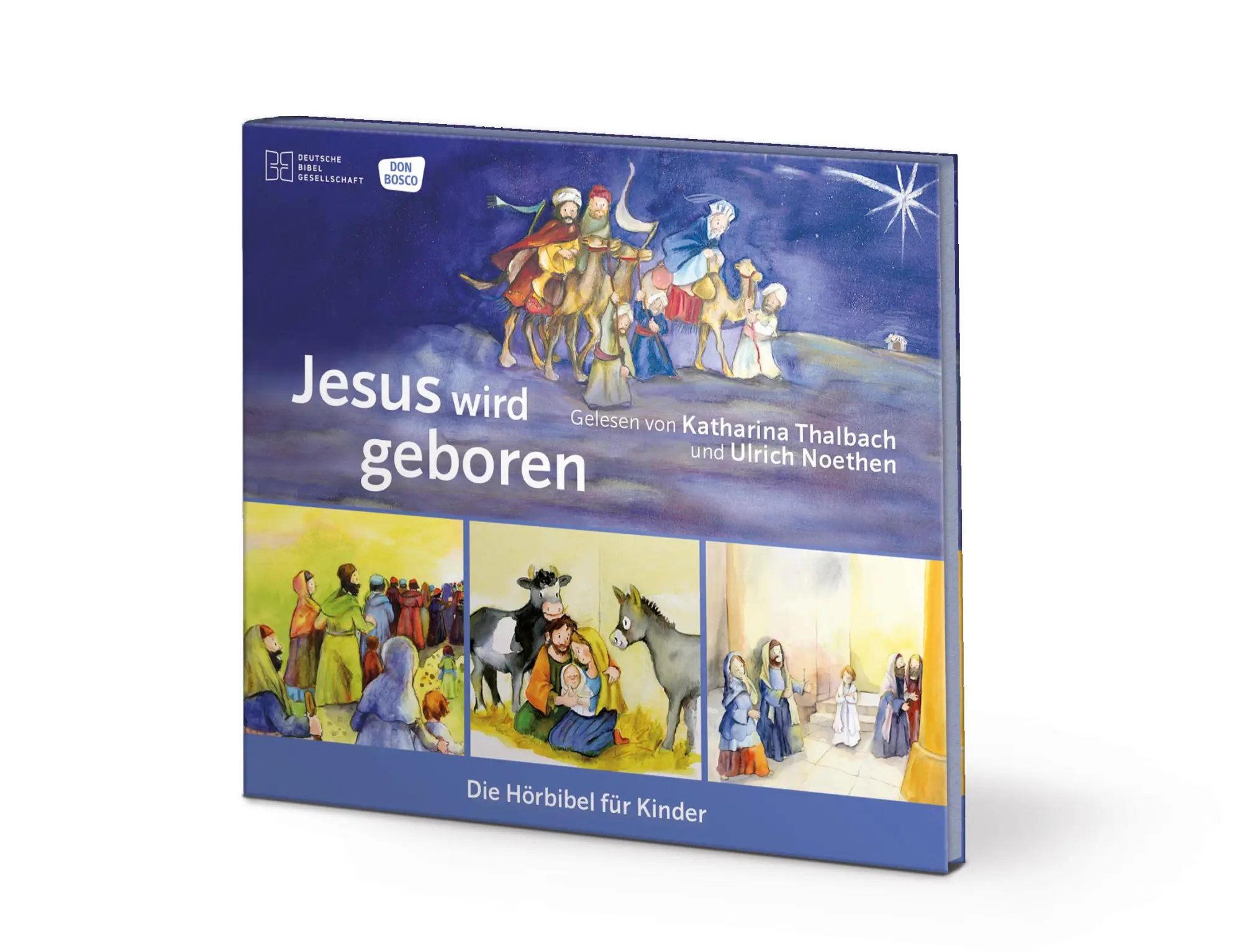 Cover: 9783438022394 | Jesus wird geboren | Reihe: Die Hörbibel für Kinder | Rainer Oleak