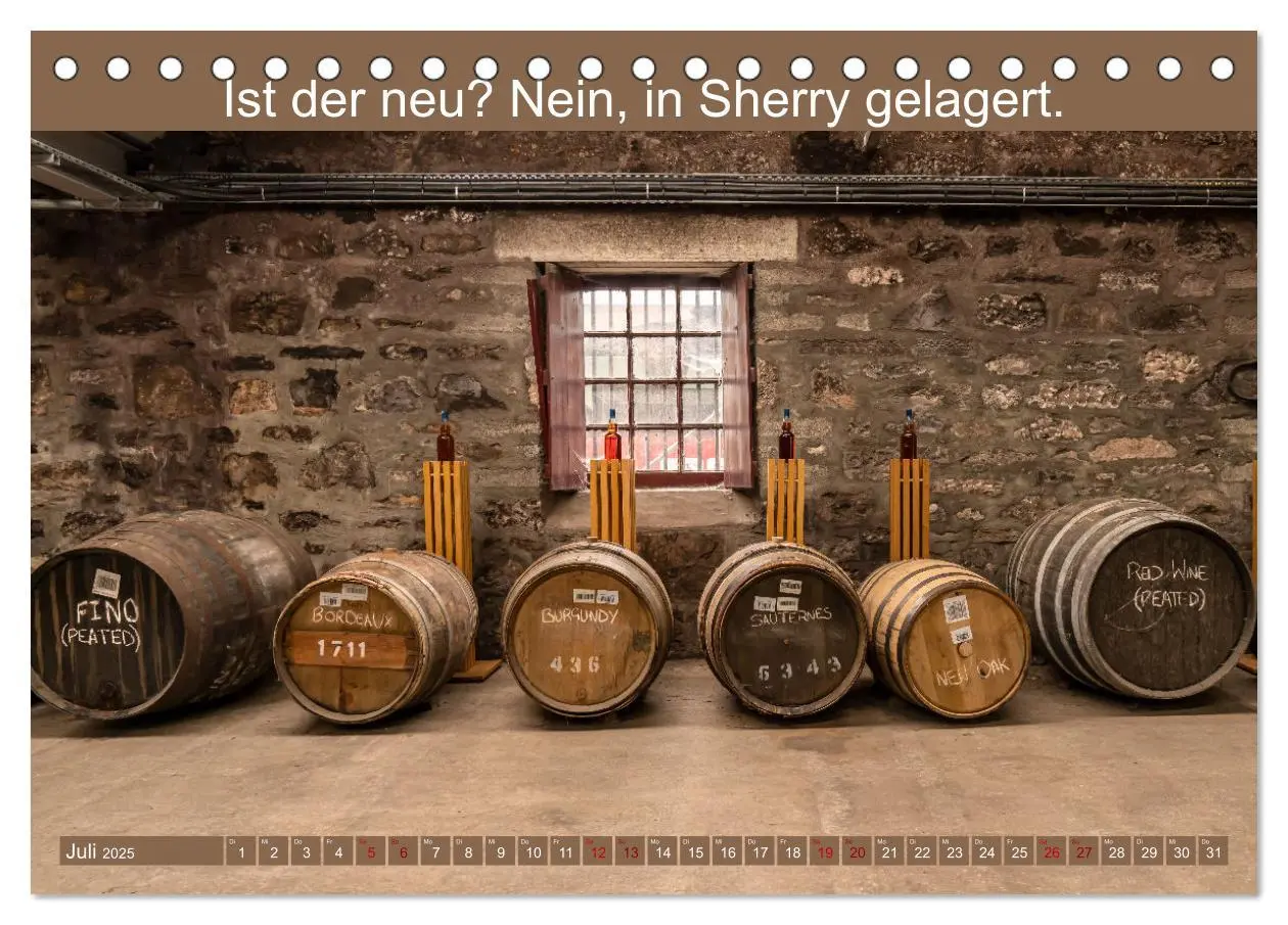 Bild: 9783457212394 | Witzige Whisky-Werbeslogans (Tischkalender 2025 DIN A5 quer),...