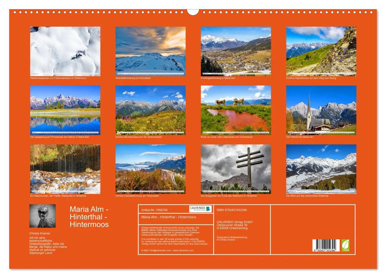 Bild: 9783457452394 | Maria Alm - Hinterthal - Hintermoos (Wandkalender 2026 DIN A2...