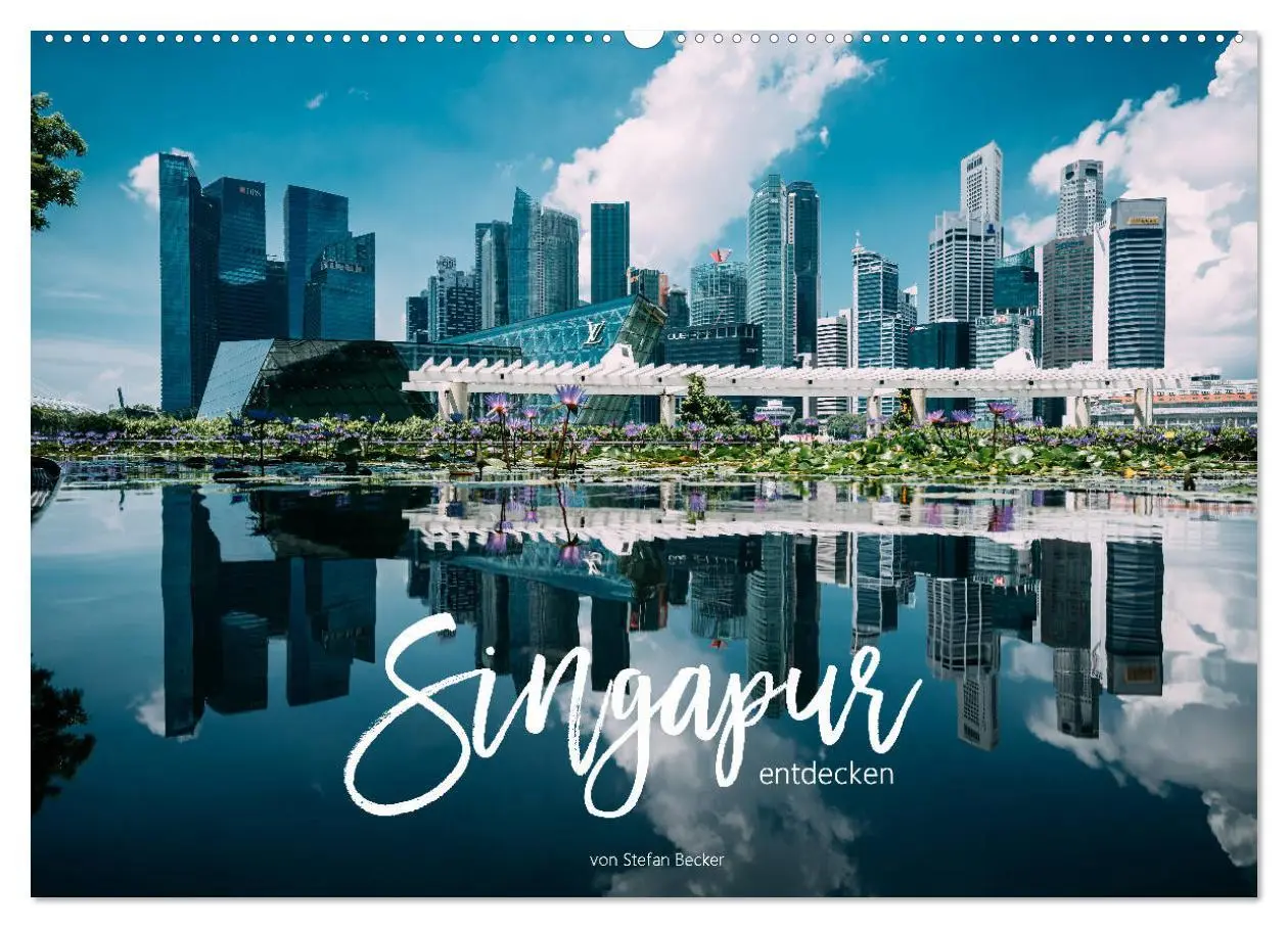Cover: 9783457832394 | Singapur entdecken (Wandkalender 2026 DIN A2 quer), CALVENDO...