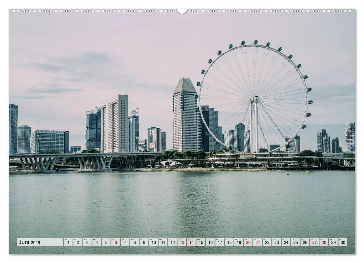 Bild: 9783457832394 | Singapur entdecken (Wandkalender 2026 DIN A2 quer), CALVENDO...