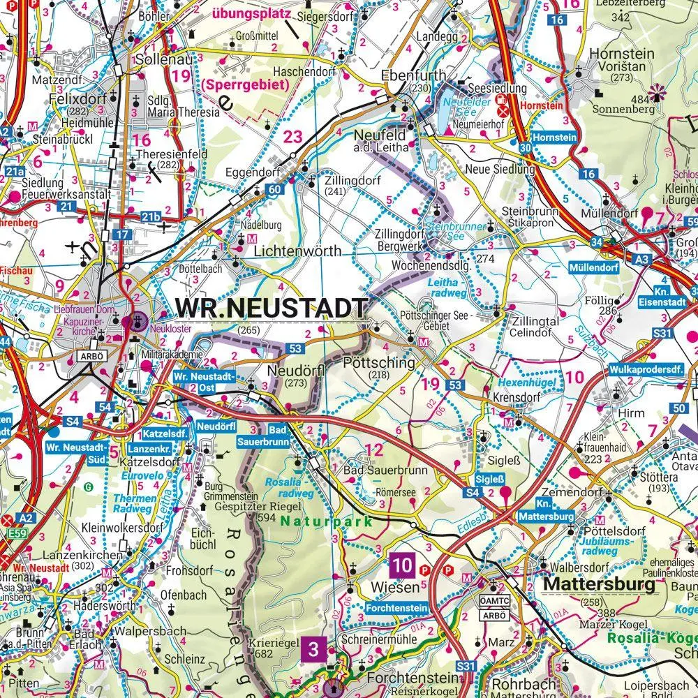 Bild: 9783707922394 | freytag &amp; berndt Straßenkarte Burgenland 1:150.000 | Freytag &amp; Berndt
