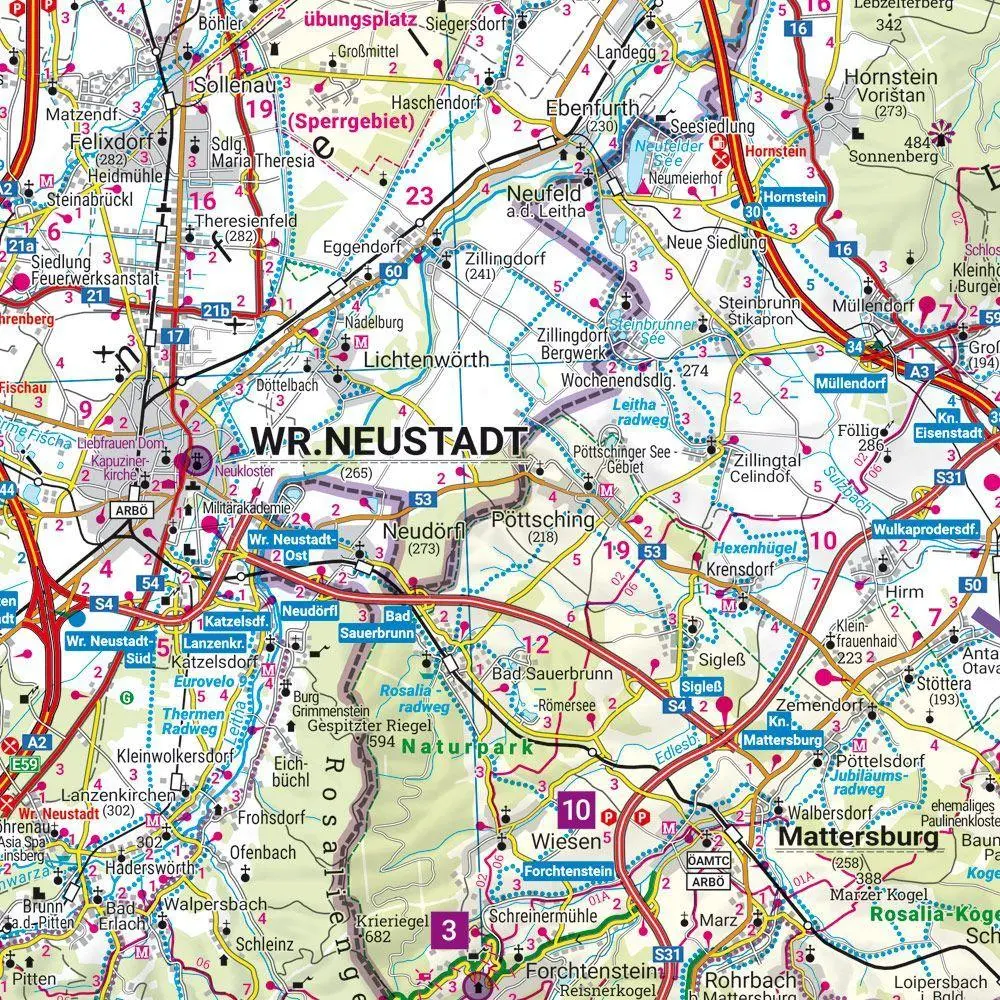 Bild: 9783707922394 | freytag &amp; berndt Straßenkarte Burgenland 1:150.000 | Freytag &amp; Berndt