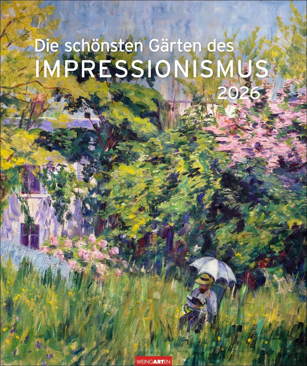 Cover: 9783839902394 | Die schönsten Gärten des Impressionismus Edition Kalender 2026 | 14 S.