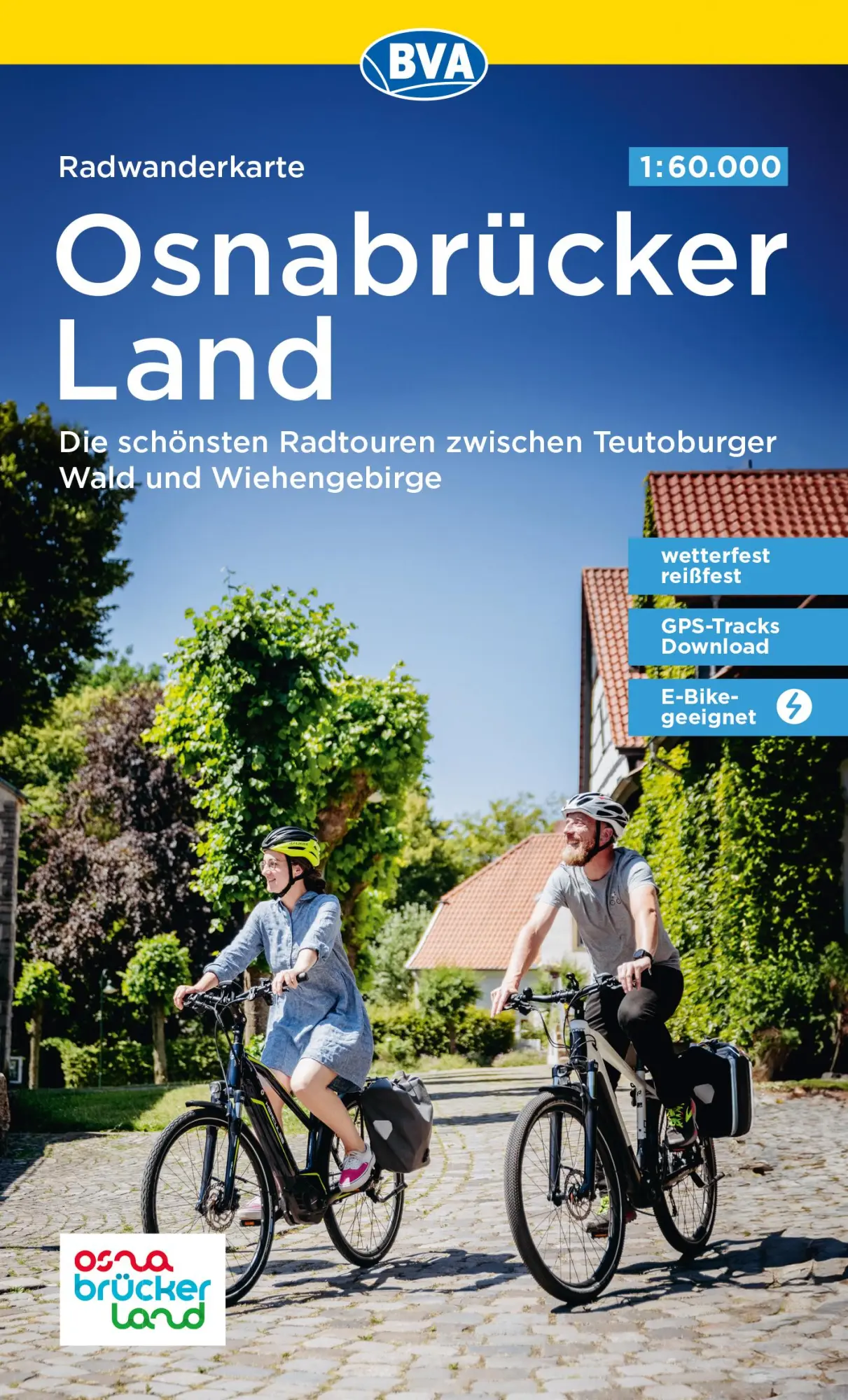Cover: 9783969902394 | Radwanderkarte BVA Radwandern im Osnabrücker Land 1:60.000, reiß-...