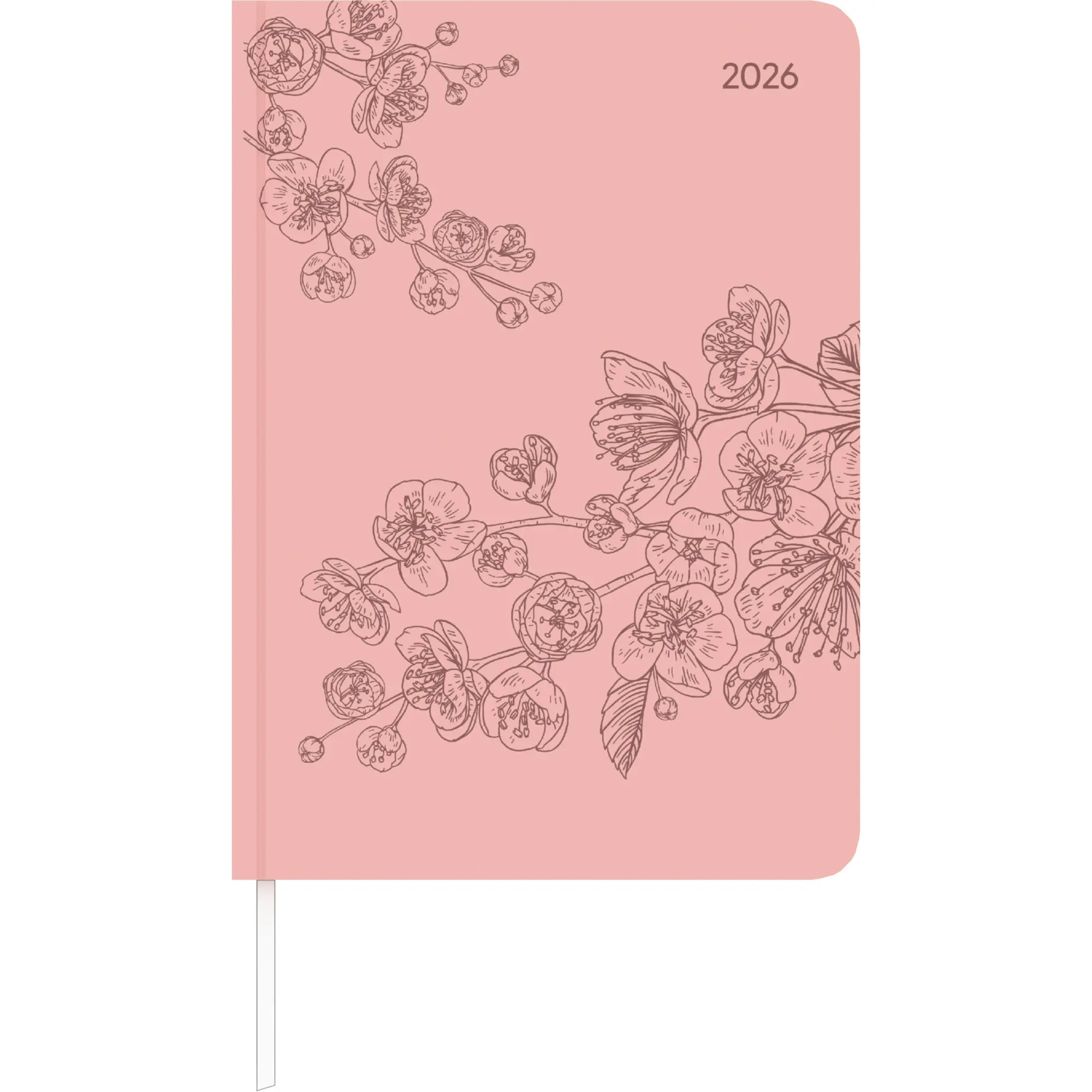 Cover: 4069095002494 | Lady Journal Grande Deluxe Salmon 2026 - Taschen-Kalender A5 (15x21...