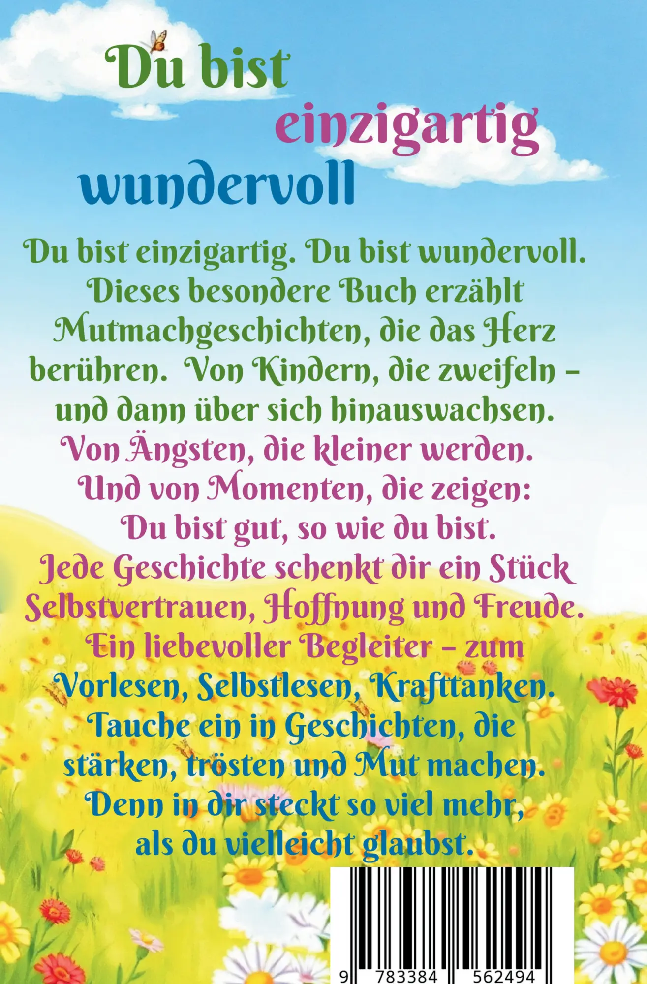 Rückseite: 9783384562494 | Du bist einzigartig wundervoll - Kinderbuch ab 6 Jahre | Mara Linde