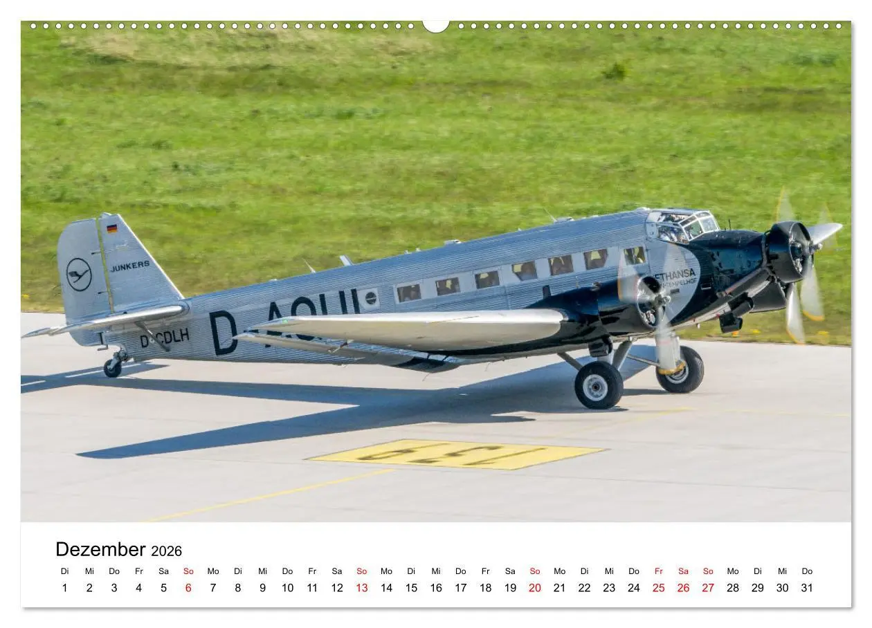 Bild: 9783457442494 | Klassiker der Lüfte (hochwertiger Premium Wandkalender 2026 DIN A2...