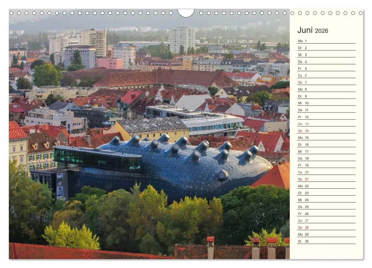 Bild: 9783457992494 | Graz - Metropole der Steiermark (Wandkalender 2026 DIN A3 quer),...