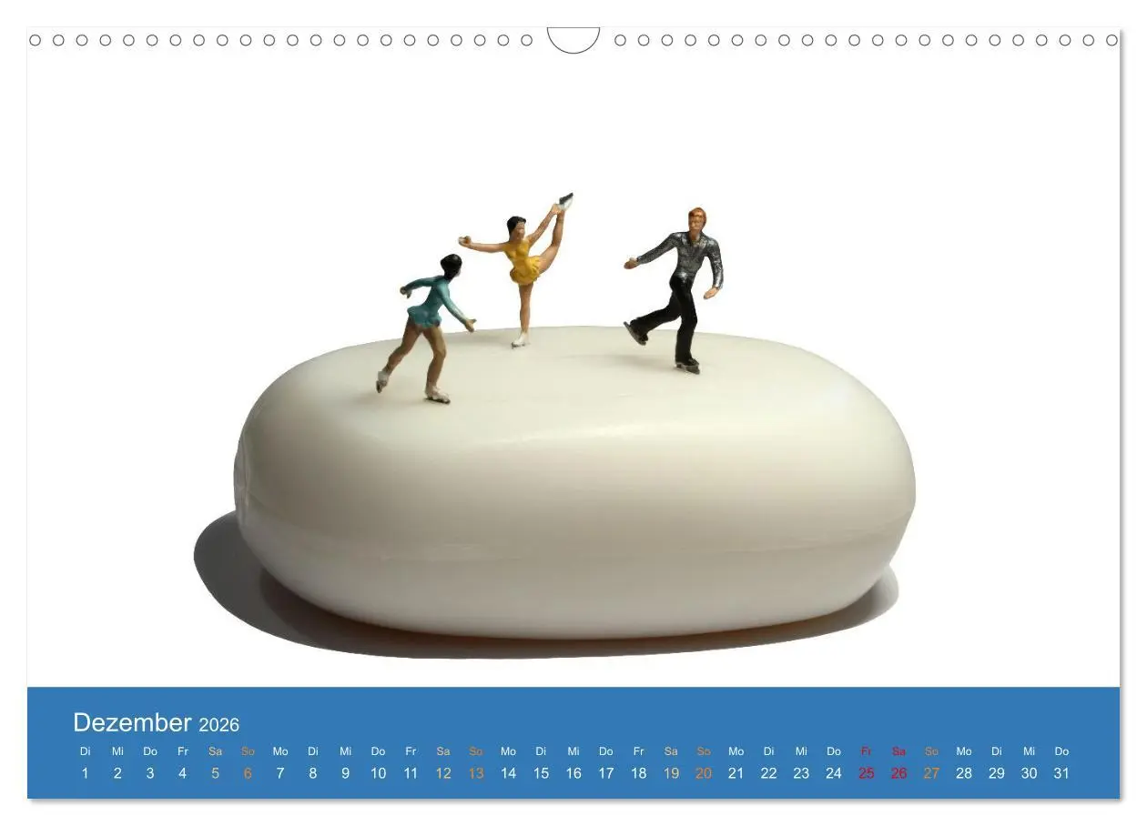 Bild: 9783516602494 | Little Art Sport Kunstkalender (Wandkalender 2026 DIN A3 quer),...