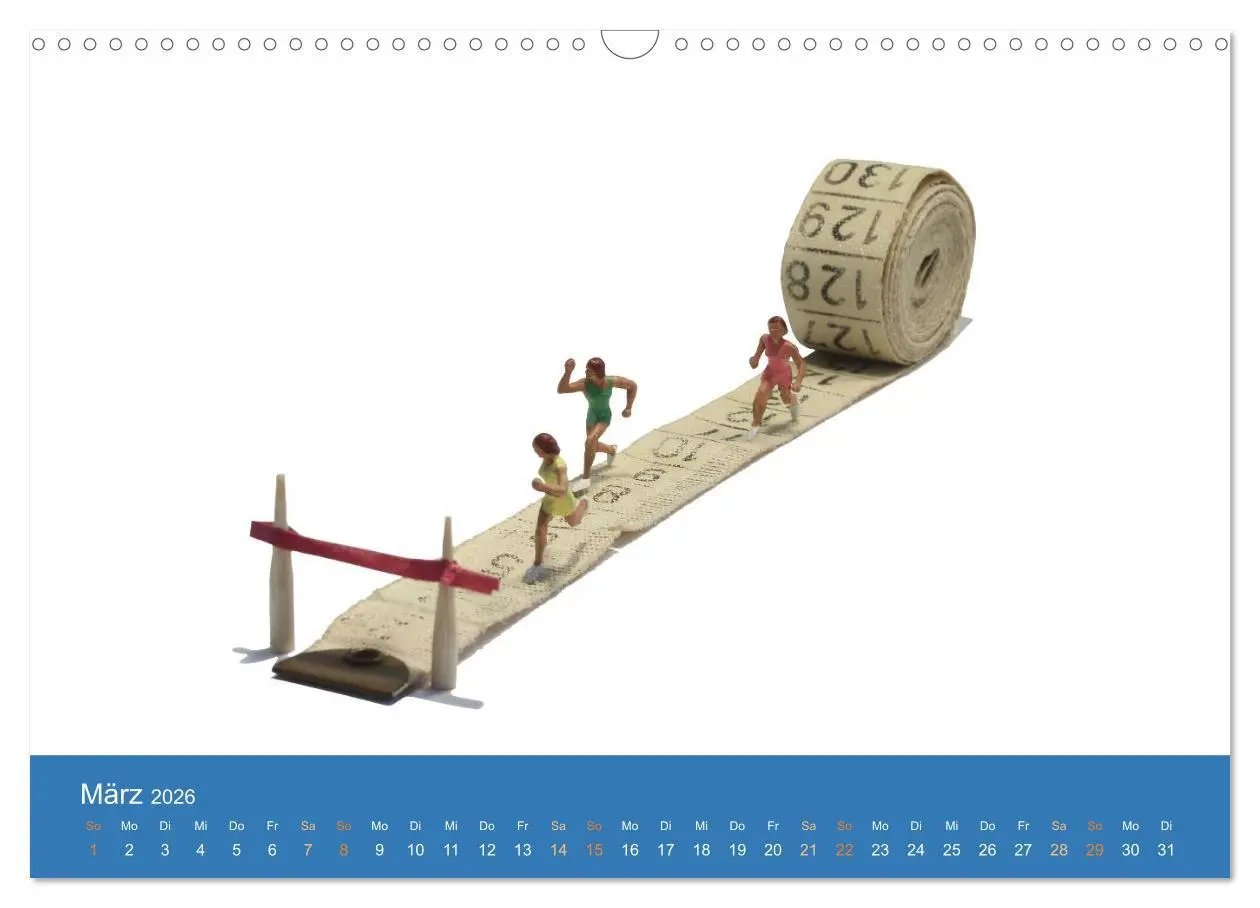 Bild: 9783516602494 | Little Art Sport Kunstkalender (Wandkalender 2026 DIN A3 quer),...