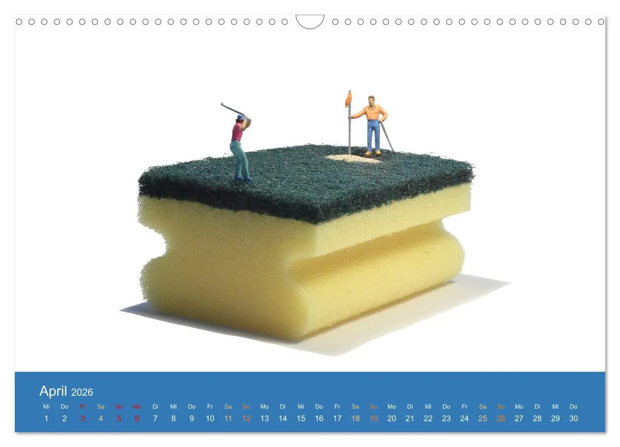 Bild: 9783516602494 | Little Art Sport Kunstkalender (Wandkalender 2026 DIN A3 quer),...