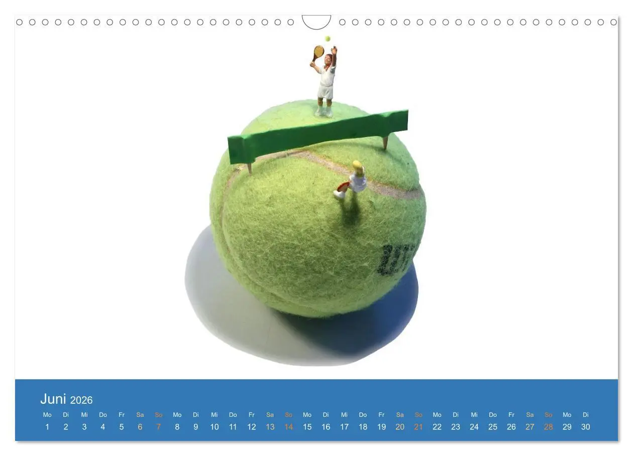 Bild: 9783516602494 | Little Art Sport Kunstkalender (Wandkalender 2026 DIN A3 quer),...